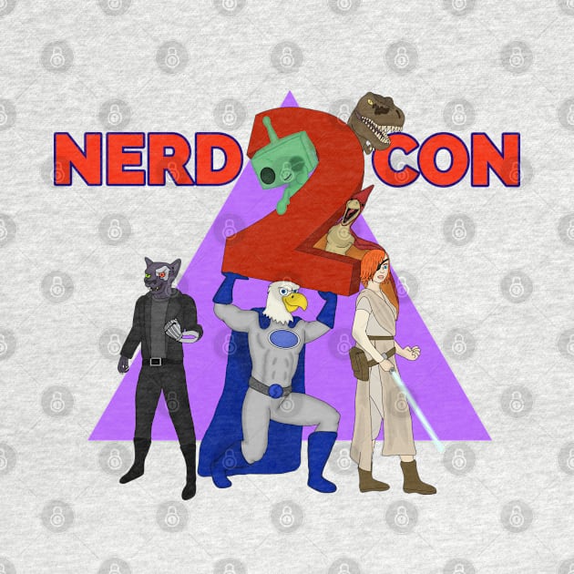 Nerd Con 2 Color by AndrewValdezVisuals